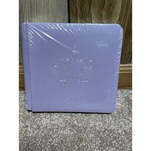 NEW Creative Memories Purple Lilac Sparkling Star 7x7 Scrapbook Album 12 Pages